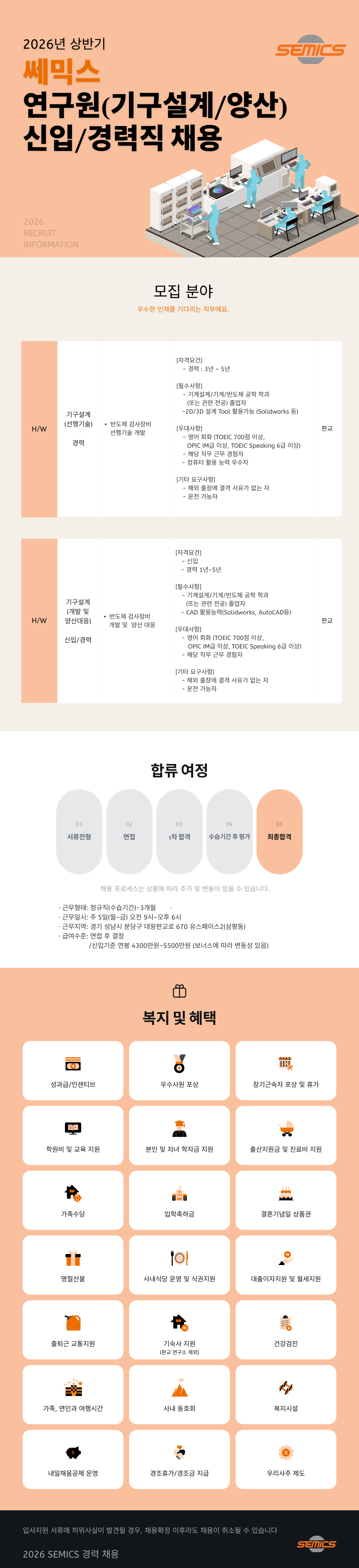 주)쎄믹스 채용 | 경력 · 연구본부 · HW_기구설계_선행기술 · 판교 | 잡다